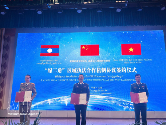 Law enforcement cooperation mechanism along Vietnam – China – Laos border launched
